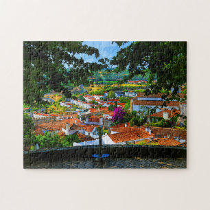 The Real Portugal-Obidos Castled Village Jigsaw Puzzle