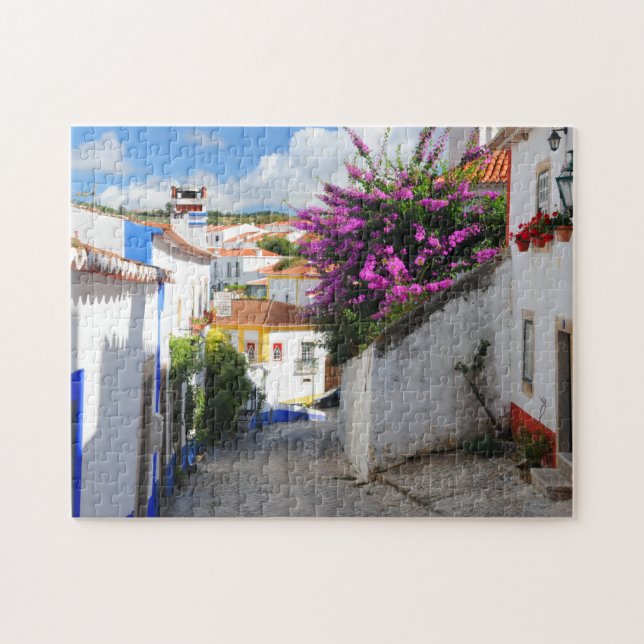 The Real Portugal-Obidos Castled Village Jigsaw Puzzle (Horizontal)