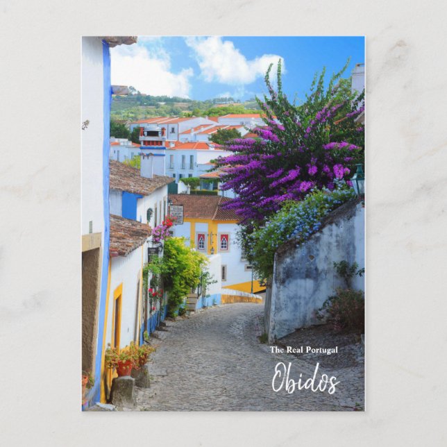 The Real Portugal- Obidos Postcard (Front)