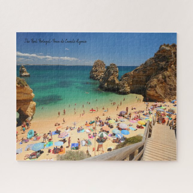 The Real Portugal-Praia do Camilo , Algarve Jigsaw Jigsaw Puzzle (Horizontal)