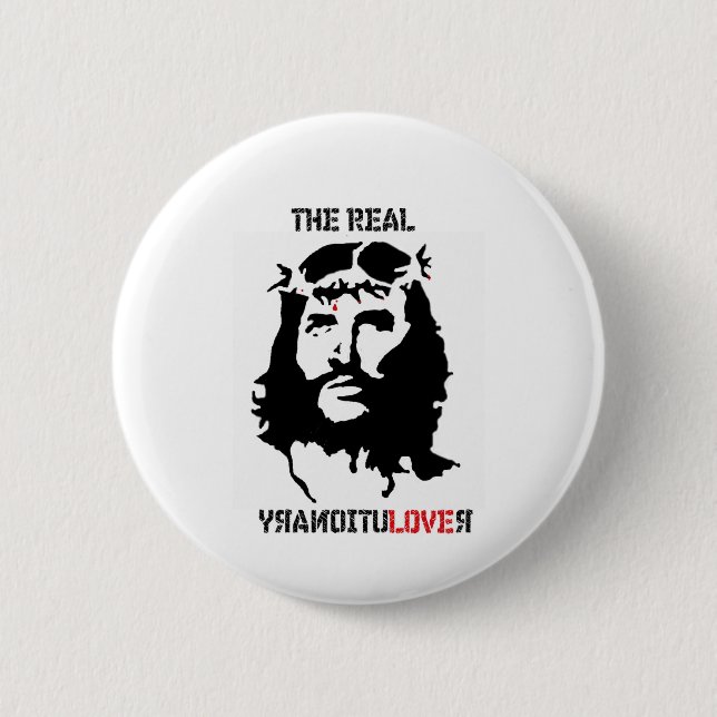 The real revolutionary 6 cm round badge (Front)