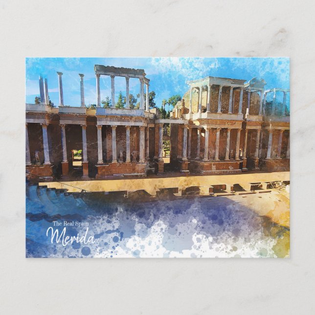 The Real Spain Merida  Postcard (Front)