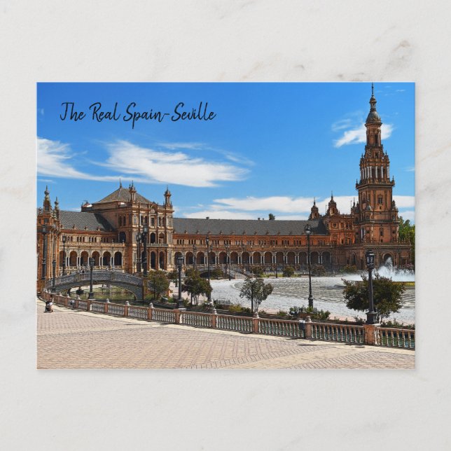 The Real Spain- Seville Postcard (Front)