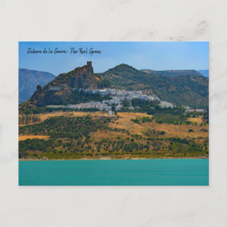 The Real Spain- Zahara de la Sierra Postcard