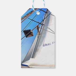 The Realist Adjusts The Sails Nautical Art Gift Tags