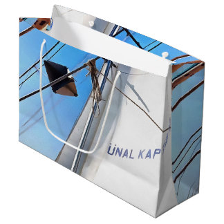The Realist Adjusts The Sails Nautical Art Large Gift Bag