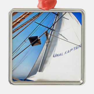 The Realist Adjusts The Sails Nautical Art Metal Tree Decoration