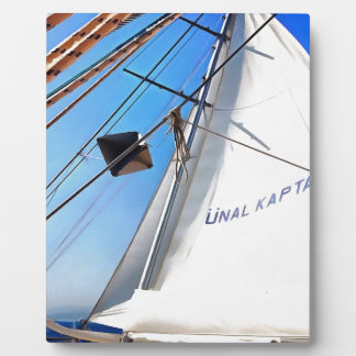 The Realist Adjusts The Sails Nautical Art Plaque