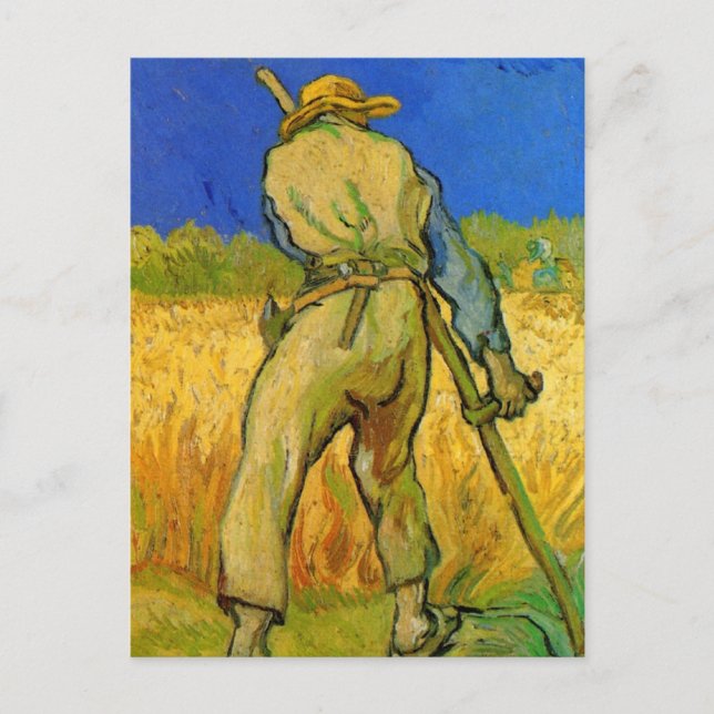 The Reaper (after Millet) by Vincent van Gogh Postcard (Front)