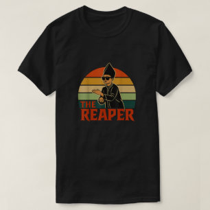 The Reaper Aura Farming Retro Indonesian T-Shirt
