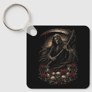 The Reaper’s Hourglass Key Ring