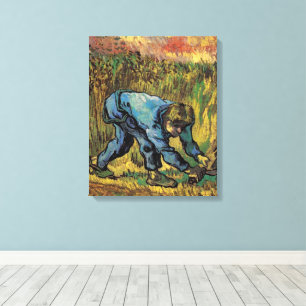 The Reaper with Sickle by Vincent van Gogh Canvas Print