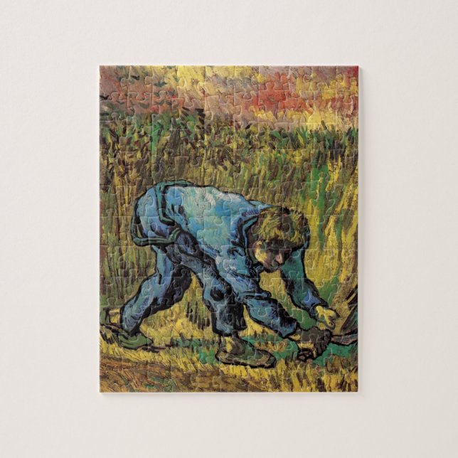 The Reaper with Sickle by Vincent van Gogh Jigsaw Puzzle (Vertical)