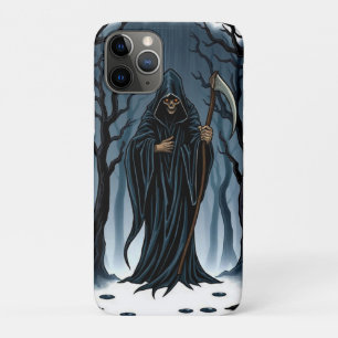 "The Reaper's Path – No Escape from Fate" 💀🌲 iPhone 11 Pro Case