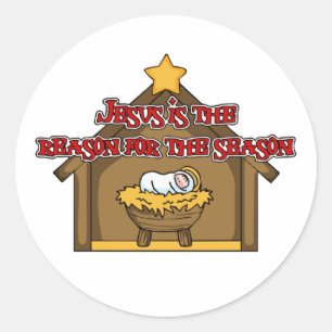 The Reason for the Season 1 Classic Round Sticker