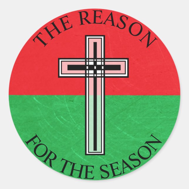 The Reason for the Season Christmas Stickers (Front)