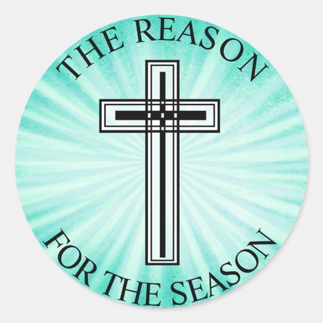 The Reason for the Season Christmas Stickers (Front)