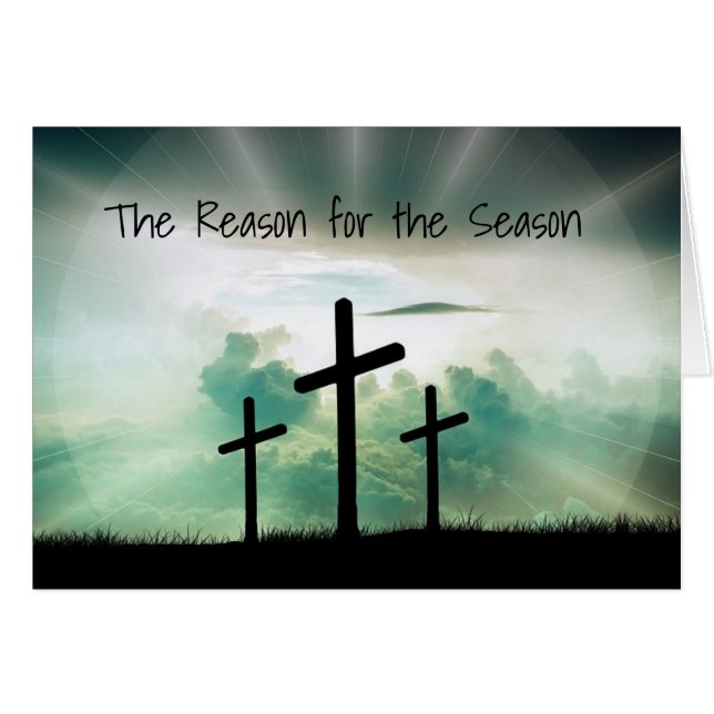 The Reason for the Season Easter Card (Front Horizontal)