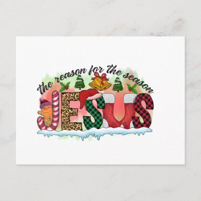 The reason for the season postcard (Front)