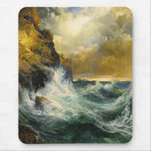 The Receding Wave by Moran, 1909 Mouse Mat