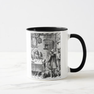 The Receiver of Taxes, after a woodcut in 'Praxis Mug