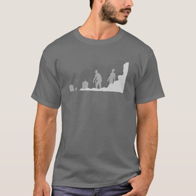 The Recently Undeceased - Grey T-Shirt (Front)