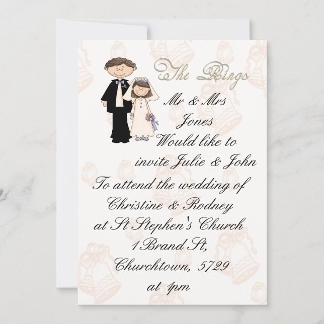The Reception Invitation (Front)