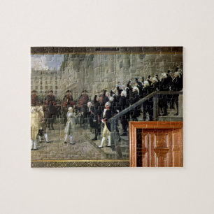 The Reception of Louis XVI at the Hotel de Ville b Jigsaw Puzzle