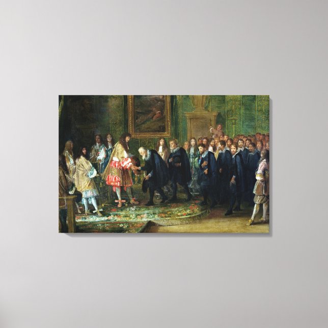 The Reception of the Ambassadors Canvas Print (Front)
