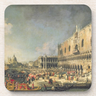 The Reception of the French Ambassador in Venice, Coaster
