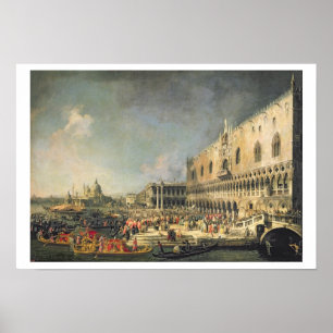 The Reception of the French Ambassador in Venice, Poster