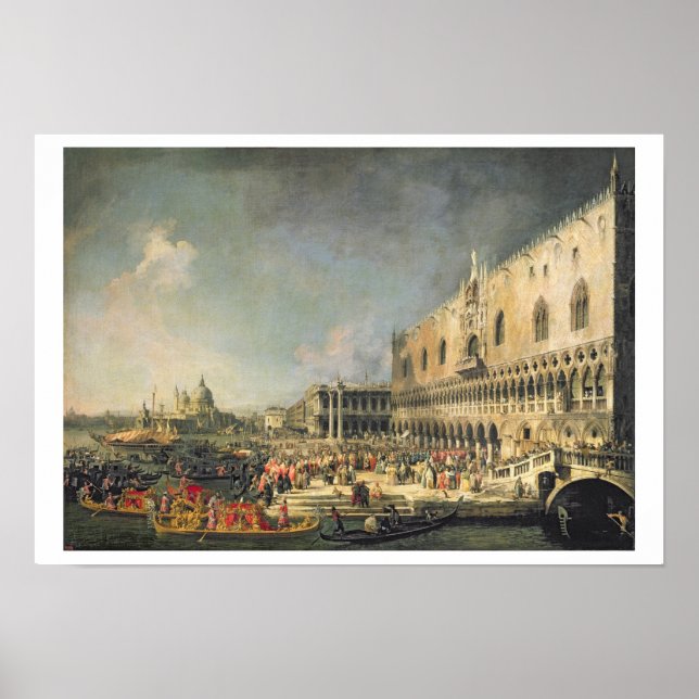 The Reception of the French Ambassador in Venice, Poster (Front)