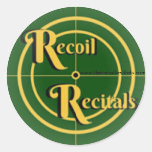 The Recoil Recitals Official Logo Sticker 1.5"