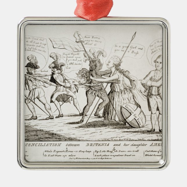 The Reconciliation Between Britannia America Metal Tree Decoration (Front)