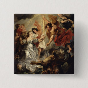 The Reconciliation of Marie de Medici and her 15 Cm Square Badge