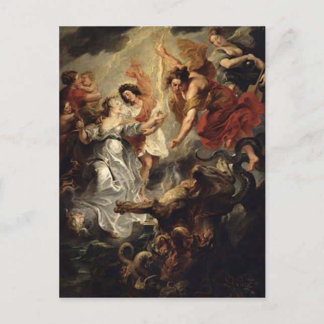 The Reconciliation of Marie de Medici and her Postcard (Front)