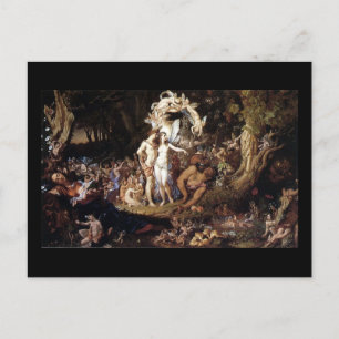 The Reconciliation of Titania and Oberon Postcard