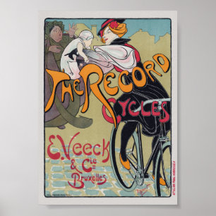 The Record Cycles Vintage Poster 1897
