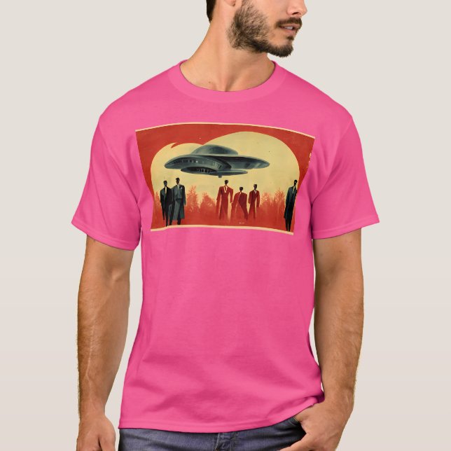 The Red Aliens Have Arrived T-Shirt (Front)