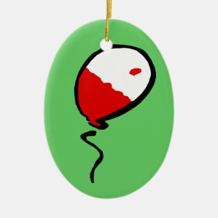 The Red Balloon, Add A Cute Saying Ceramic Tree Decoration