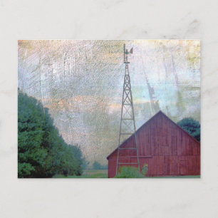 The Red Barn Postcard