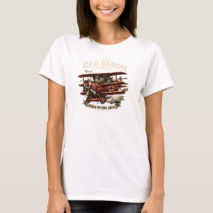 The Red Baron & His Dog – Aces of the Sky Vintag T-Shirt