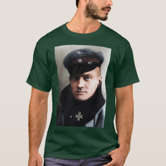 The Red Baron Manfred von Richthofen 1917 colouriz T-Shirt