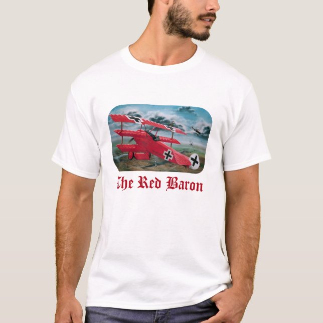 The Red Baron's Fokker triplane T-Shirt (Front)
