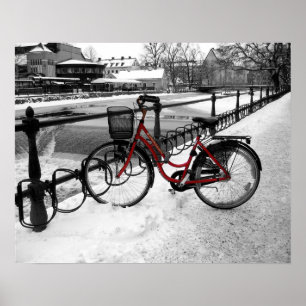 The Red Bicycle Poster