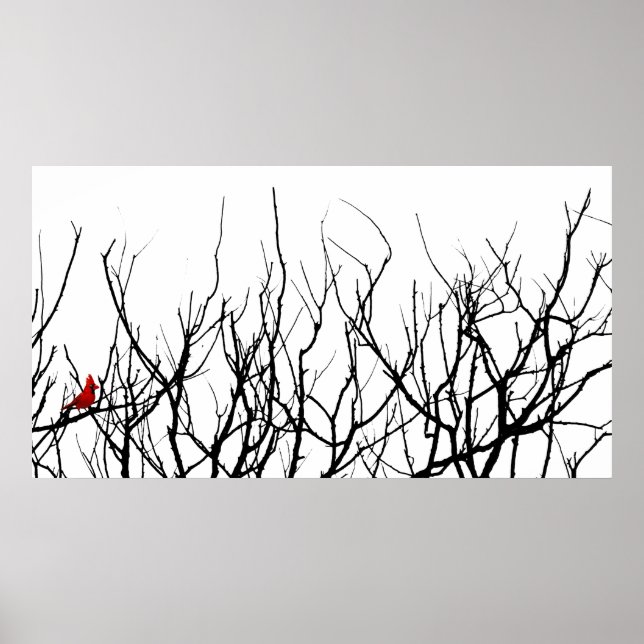 The Red Bird by Leslie Peppers Poster (Front)