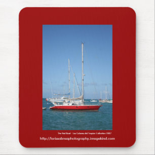 The Red Boat - Customised Mouse Mat