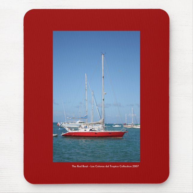 The Red Boat Mouse Mat (Front)