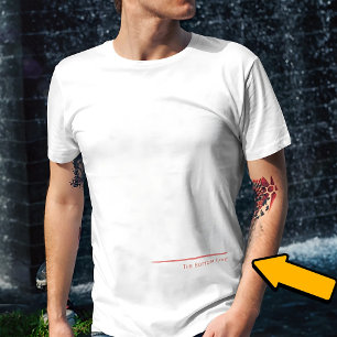 The red Bottom Line T-Shirt