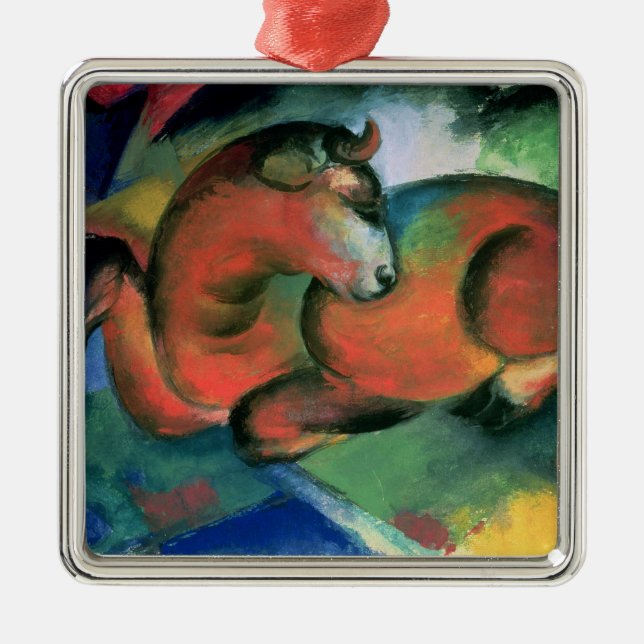 The Red Bull, 1912 Metal Tree Decoration (Front)